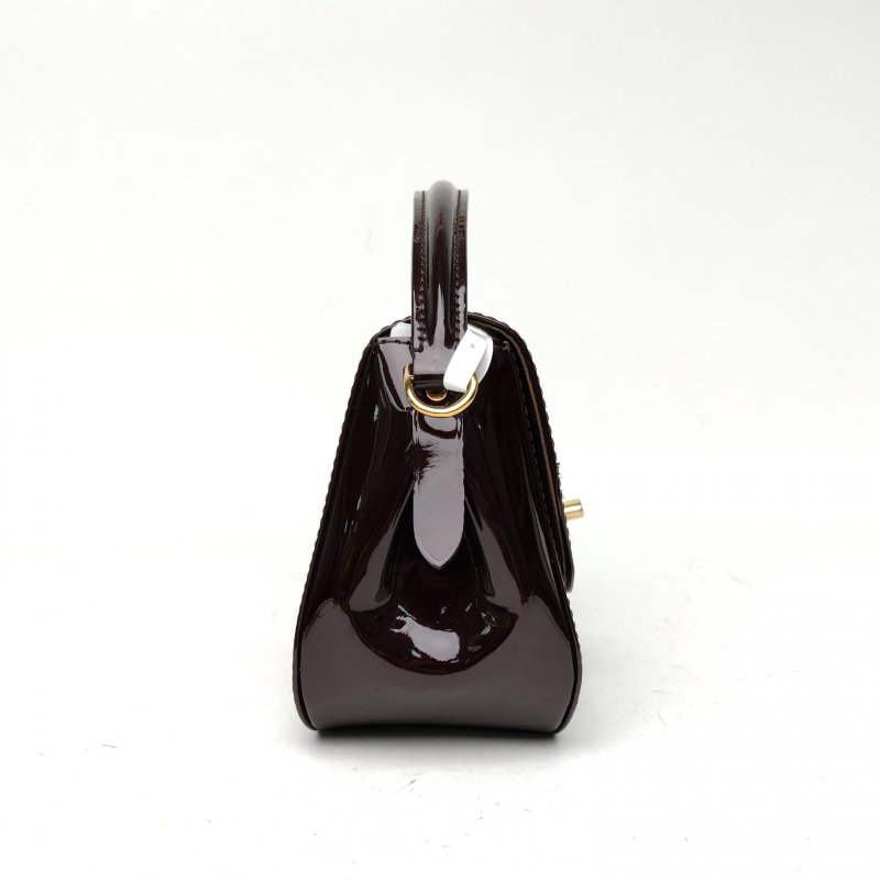 LOUIS VUITTON PASADENAMVPOPPY手提包車厘子紅漆皮2017肩背包-3