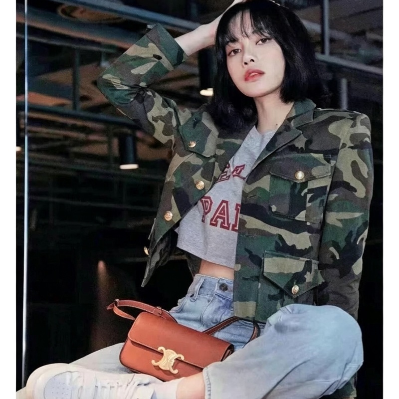 Celine瑟琳 灰色大logo短袖T恤 全新帶吊牌 S碼-6