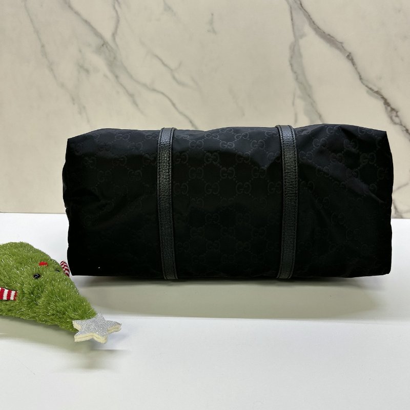 GUCCI 尼龍雙G老花托特包-5