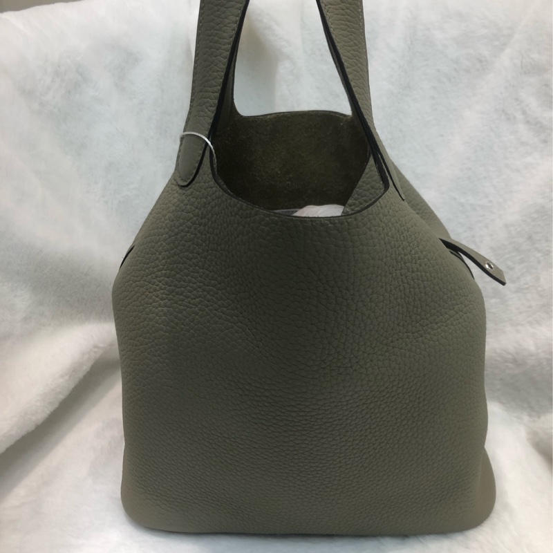 Hermes Picotin 22鼠尾草綠 U Stamp TC XC389-3