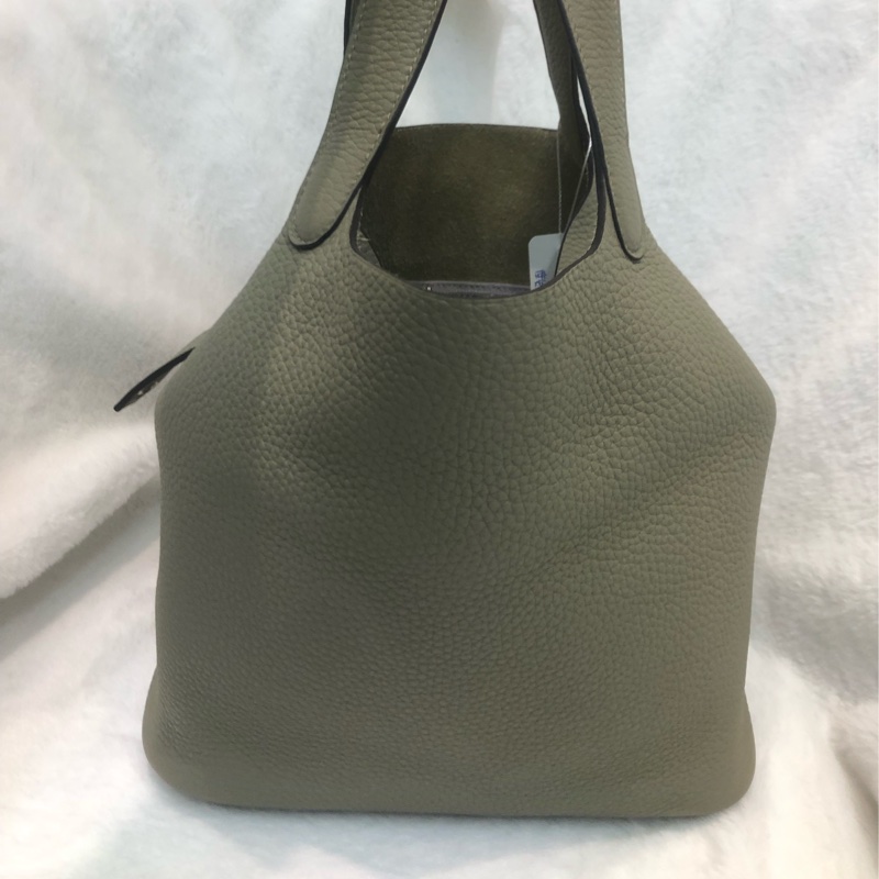 Hermes Picotin 22鼠尾草綠 U Stamp TC XC389-4