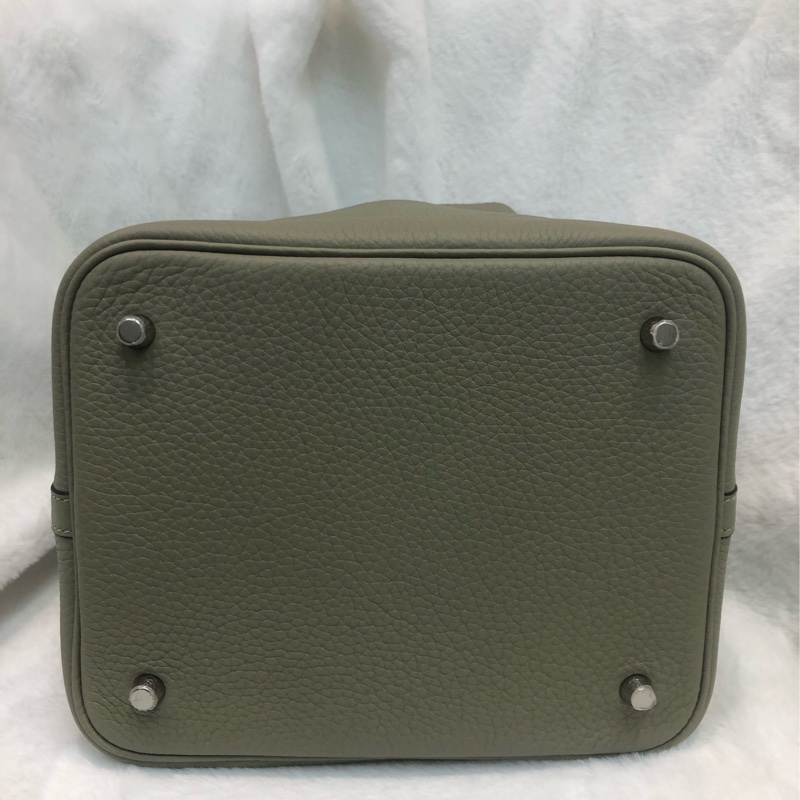 Hermes Picotin 22鼠尾草綠 U Stamp TC XC389-5