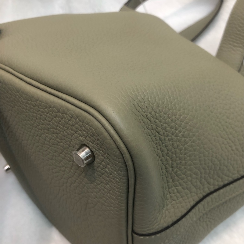 Hermes Picotin 22鼠尾草綠 U Stamp TC XC389-12