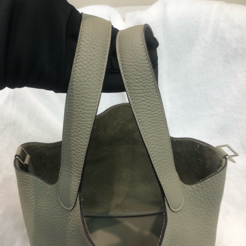 Hermes Picotin 22鼠尾草綠 U Stamp TC XC389-13