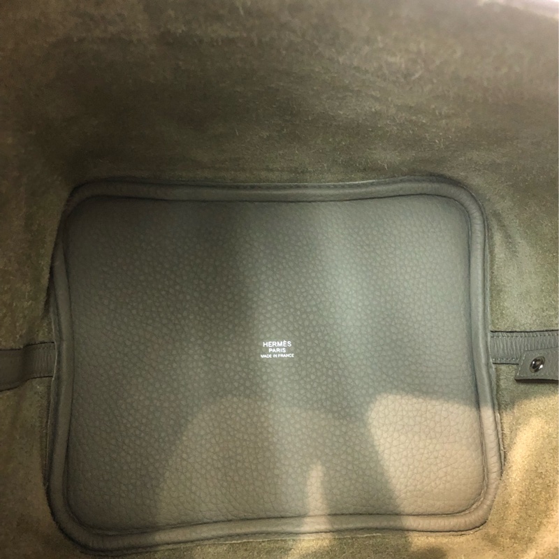 Hermes Picotin 22鼠尾草綠 U Stamp TC XC389-16