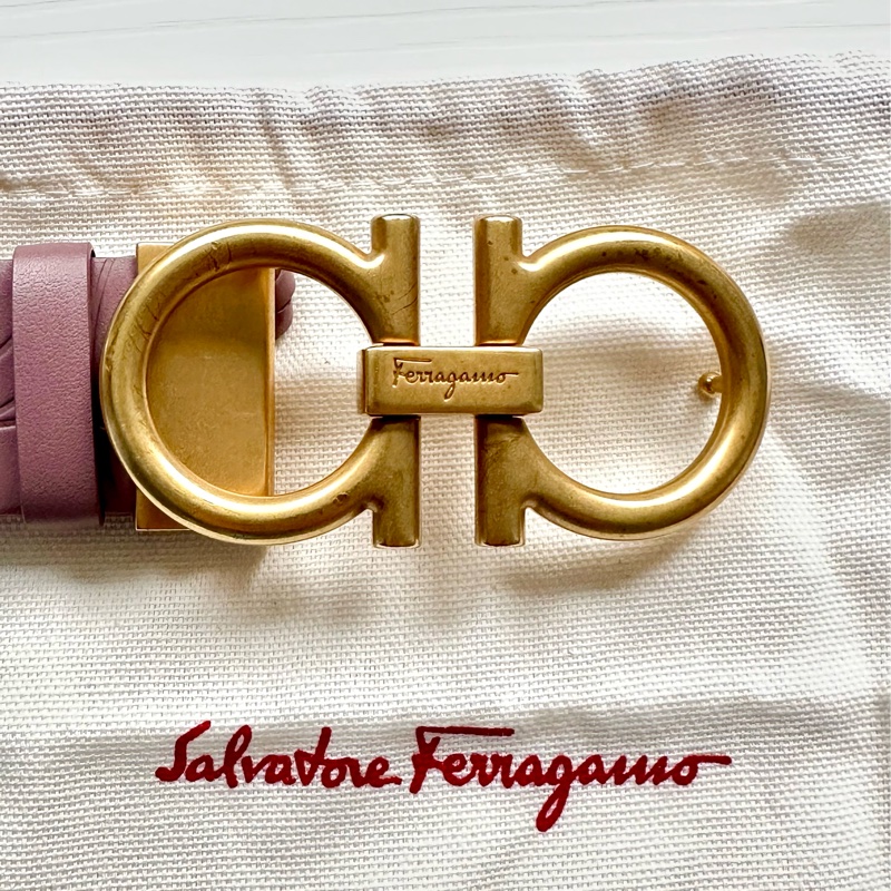 Salvatore Ferragamo 經典女用皮帶-2