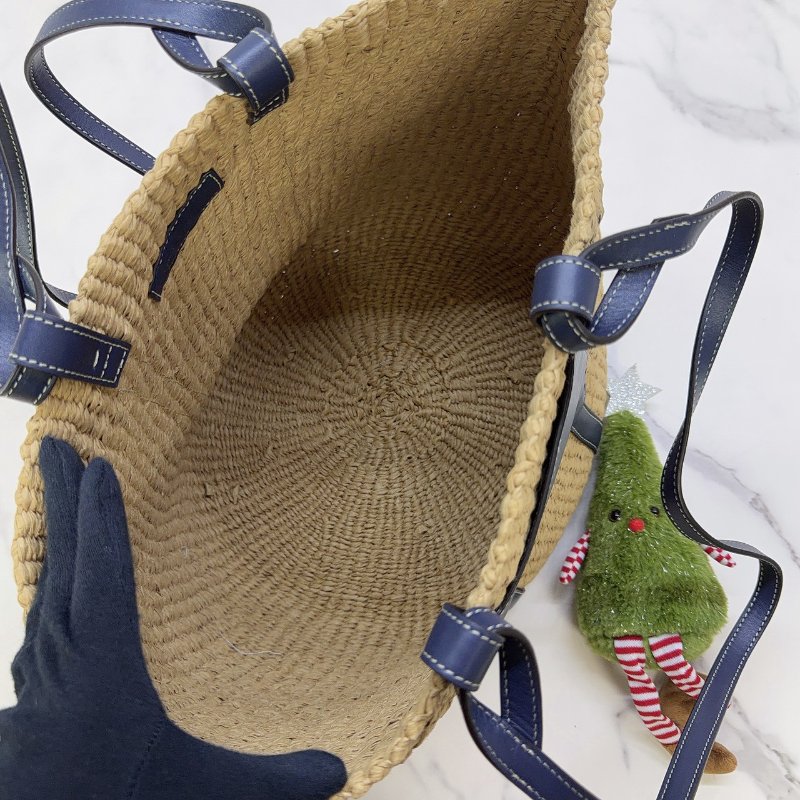 CHLOE x Mifuko聯名織帶草編托特包-4