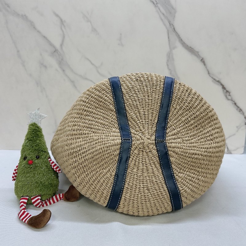 CHLOE x Mifuko聯名織帶草編托特包-5