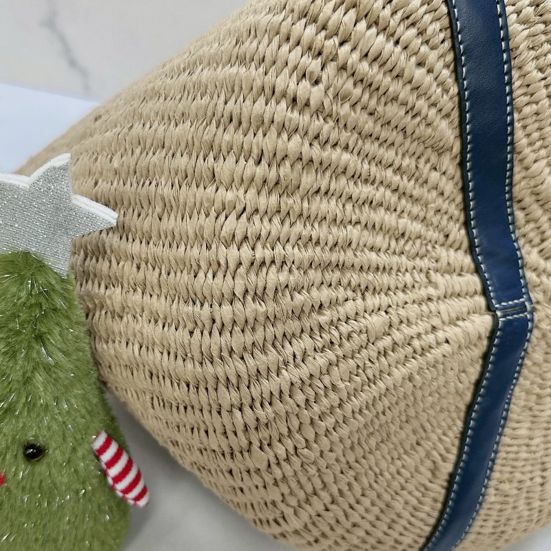 CHLOE x Mifuko聯名織帶草編托特包-6