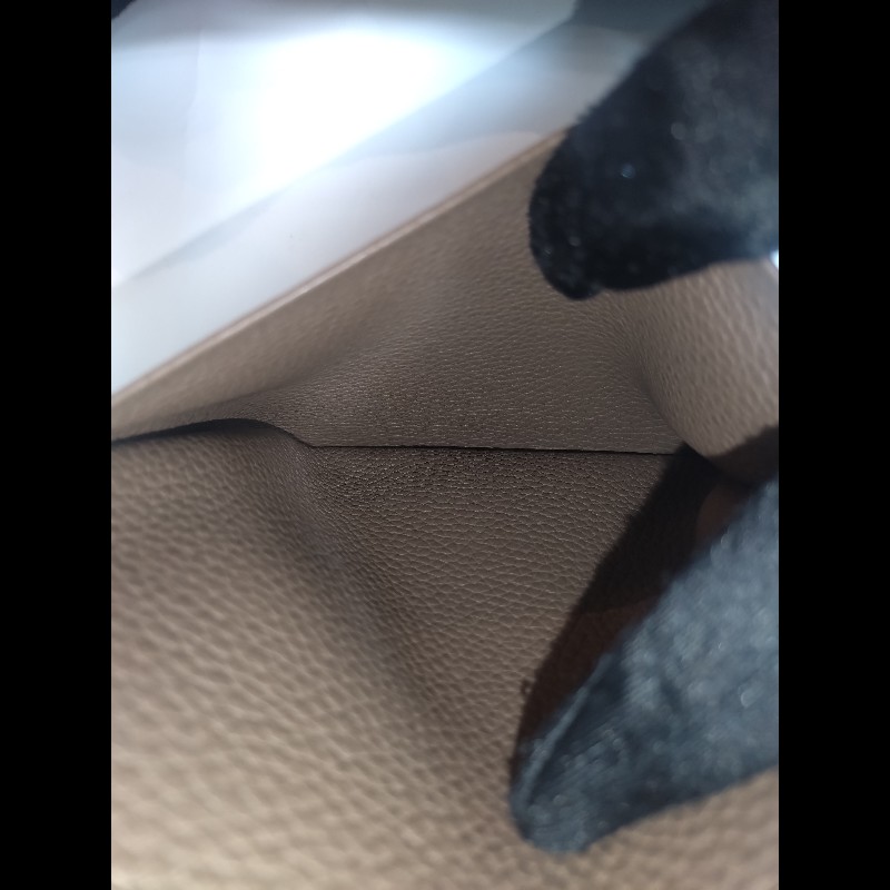 Hermes 銀釦象灰皮革Lindy 30-31