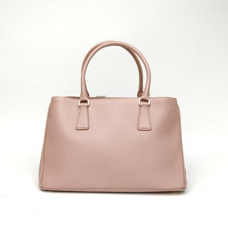 PRADA 殺手包大號灰粉色牛皮肩背包-2