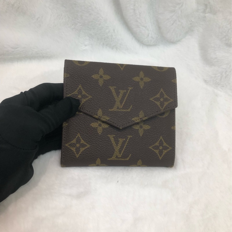 LV 雙面老花兩摺銀包 男/女 XC435-1