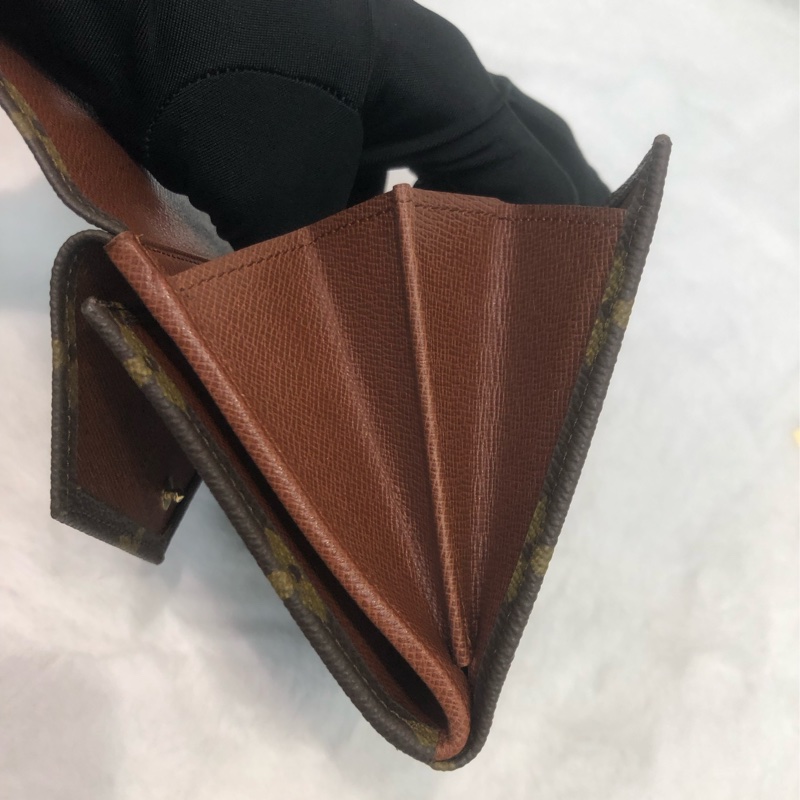 LV 雙面老花兩摺銀包 男/女 XC435-9