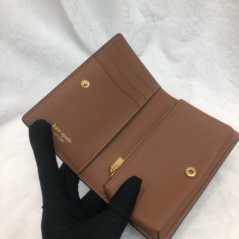 Kate Spade 啡色卡包 XC433-6