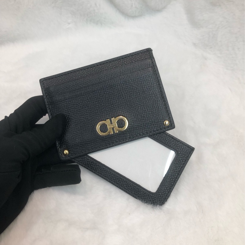Ferragamo 黑色卡包 XC429-4