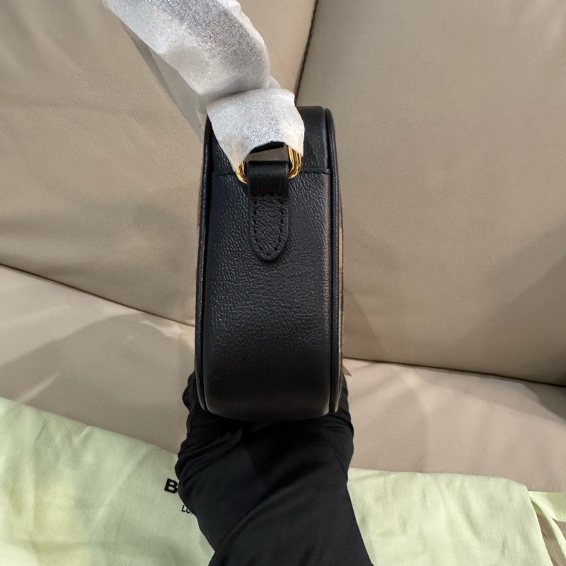Burberry 巴寶莉 格紋相機包/斜背包/黑色款/全新閒置美品-5