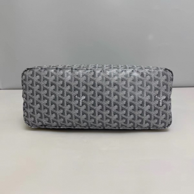 Goyard戈雅 老花灰色子母hobo購物袋-2