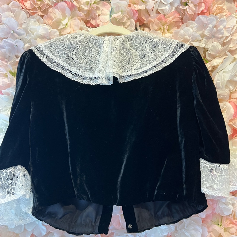 Miumiu絲絨上衣42碼-1