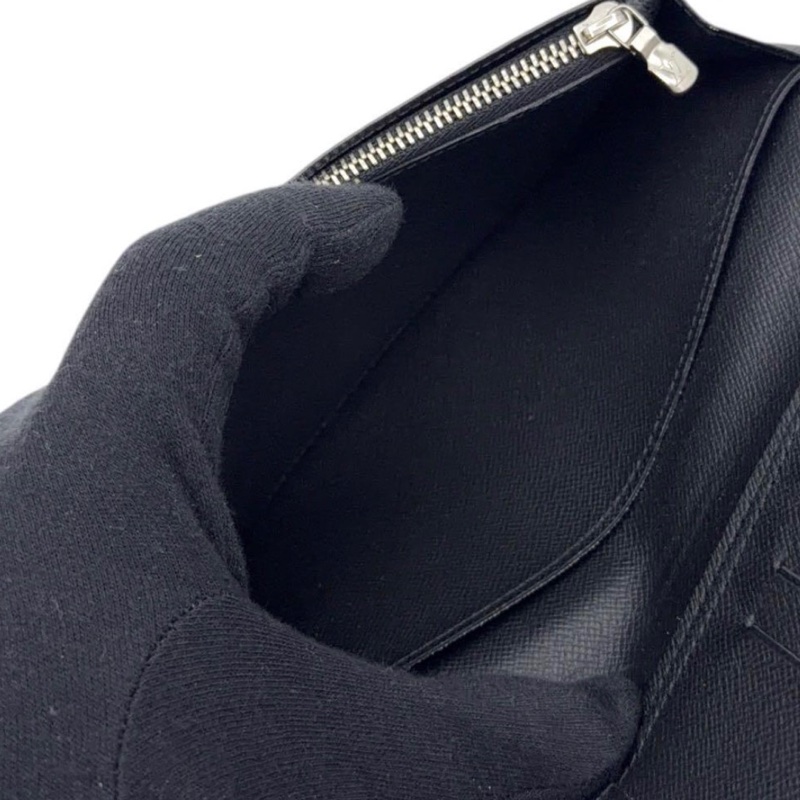 Louis Vuitton 路易威登Taiga系列Portefeuille Brazza長版皮夾-3