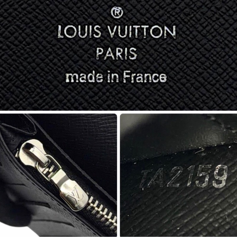 Louis Vuitton 路易威登Taiga系列Portefeuille Brazza長版皮夾-9