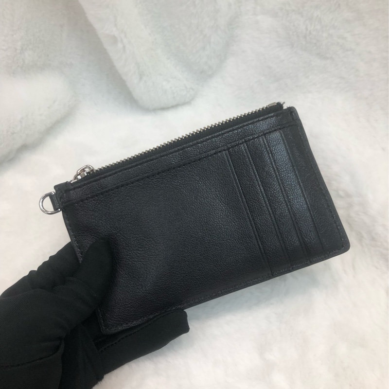 Marc Jacobs 黑色拉鏈卡包 XC430-1