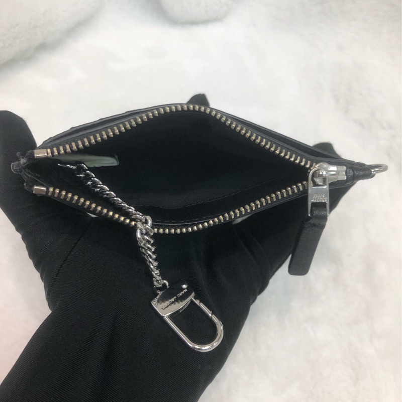 Marc Jacobs 黑色拉鏈卡包 XC430-6