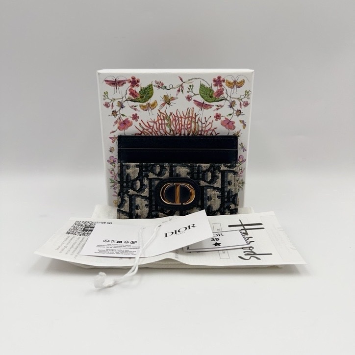 Dior Montaigne CD標誌 老花短夾-0
