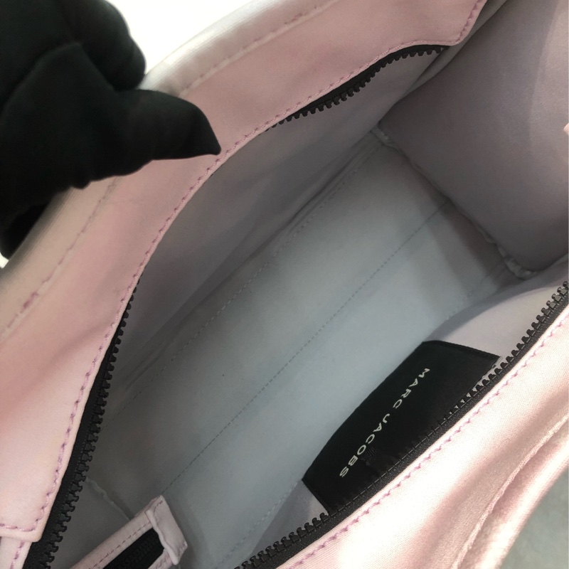 Marc Jacobs 粉紅蝴蝶印花布Tote 2 way XC436-14