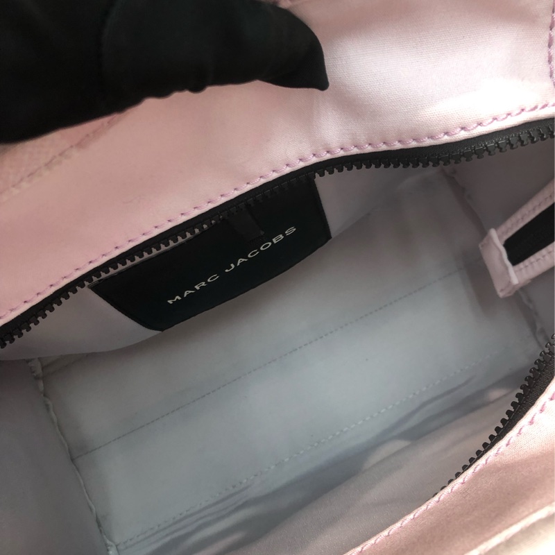 Marc Jacobs 粉紅蝴蝶印花布Tote 2 way XC436-15