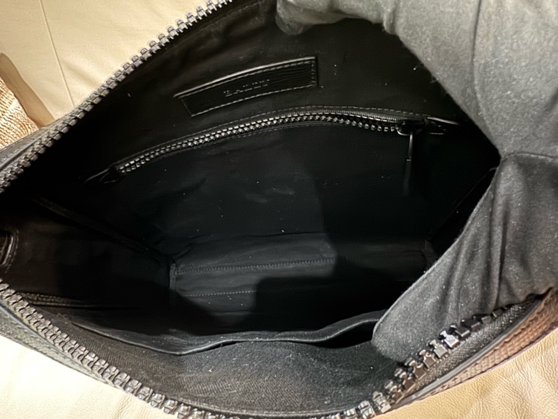 BALLY Mythos 經典條紋logo 男款黑色斜背包/全新閒置美品-3