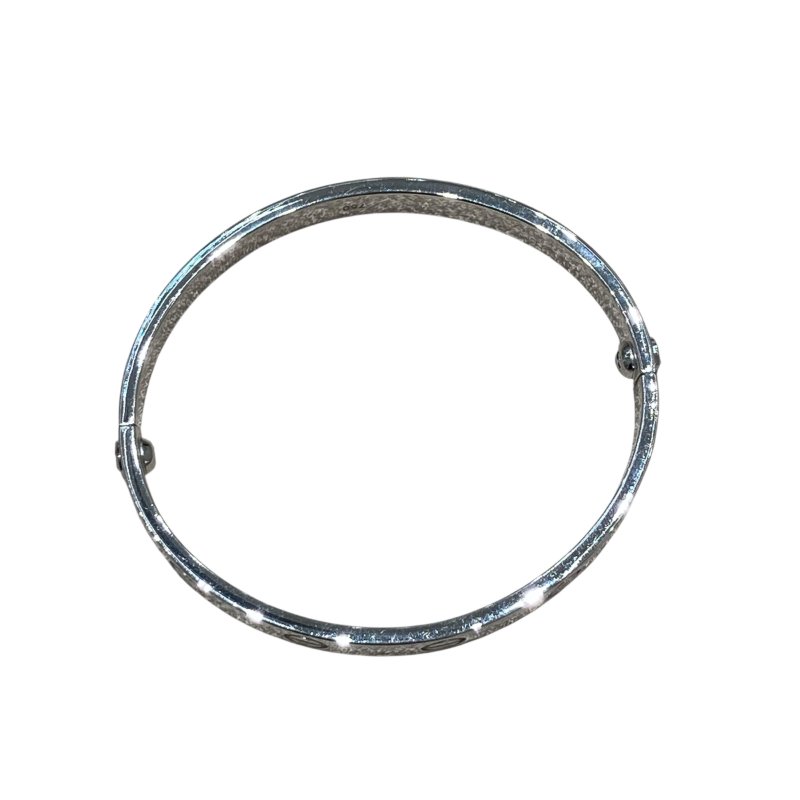 CARTIER 卡地亞 LOVE系列手環 18K 白金 #16-1