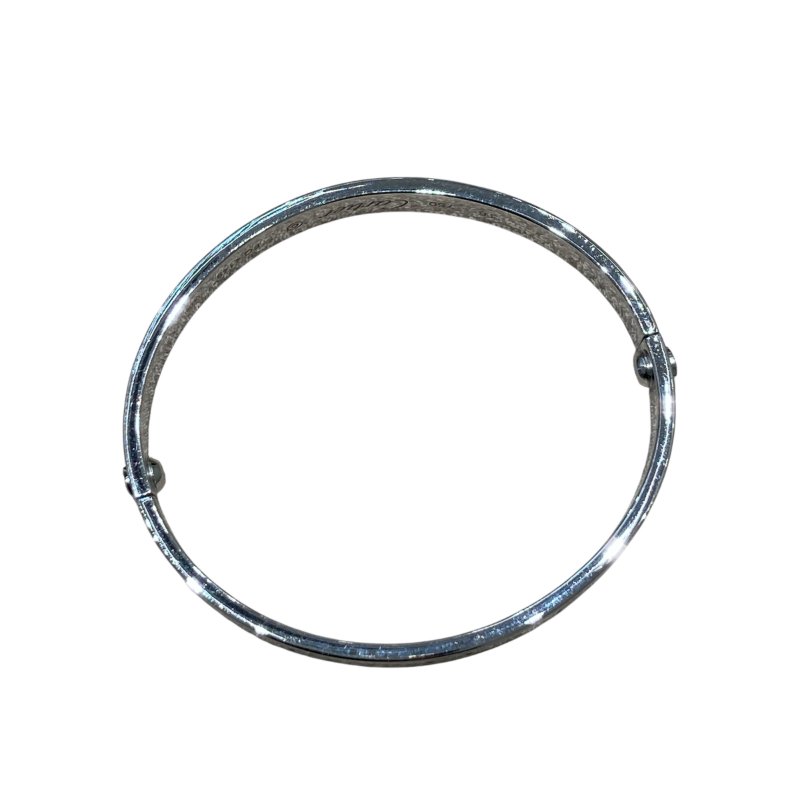 CARTIER 卡地亞 LOVE系列手環 18K 白金 #16-2