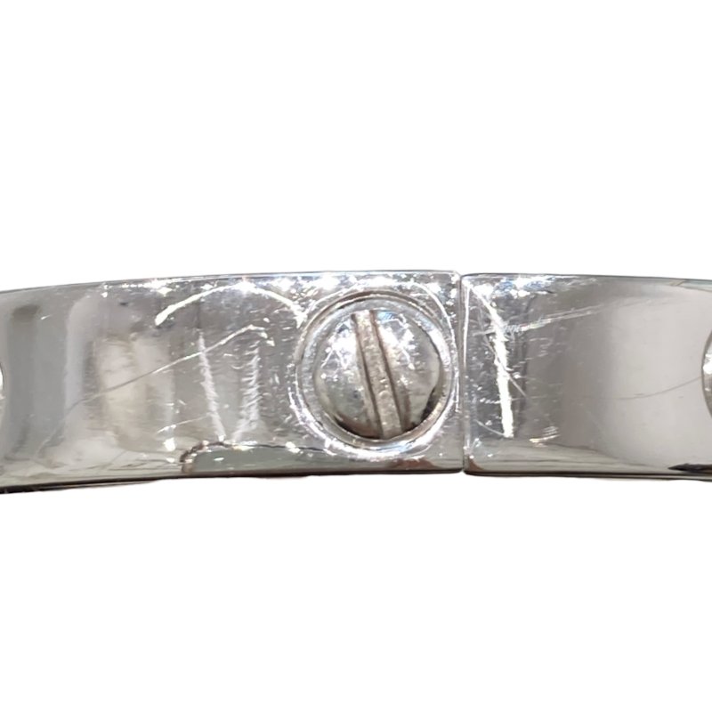 CARTIER 卡地亞 LOVE系列手環 18K 白金 #16-3
