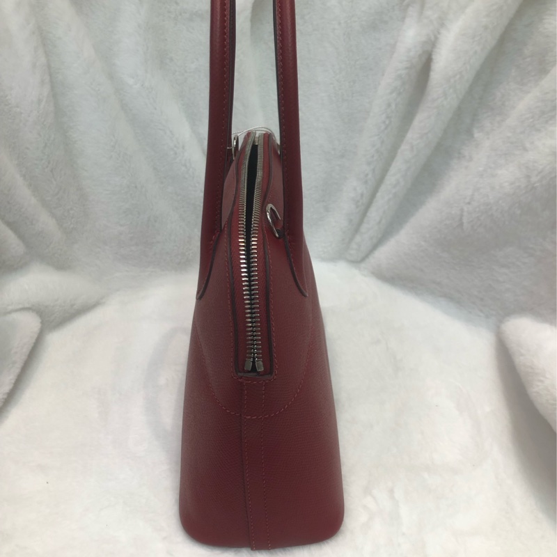 Hermes Bolide 27 紅色銀扣 X Stamp XC372-2