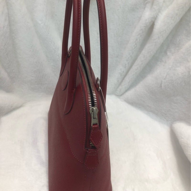 Hermes Bolide 27 紅色銀扣 X Stamp XC372-3