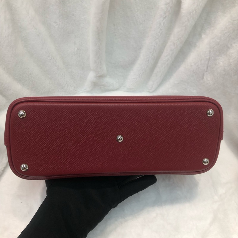 Hermes Bolide 27 紅色銀扣 X Stamp XC372-4