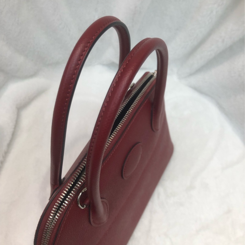 Hermes Bolide 27 紅色銀扣 X Stamp XC372-6