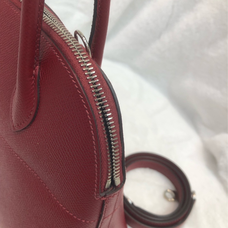 Hermes Bolide 27 紅色銀扣 X Stamp XC372-8