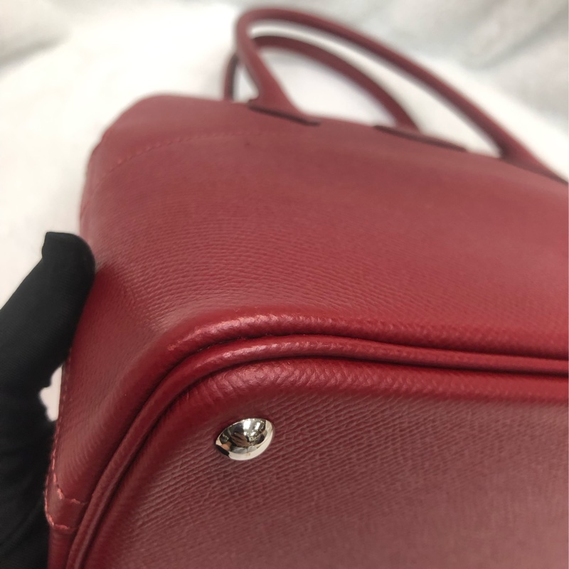 Hermes Bolide 27 紅色銀扣 X Stamp XC372-10