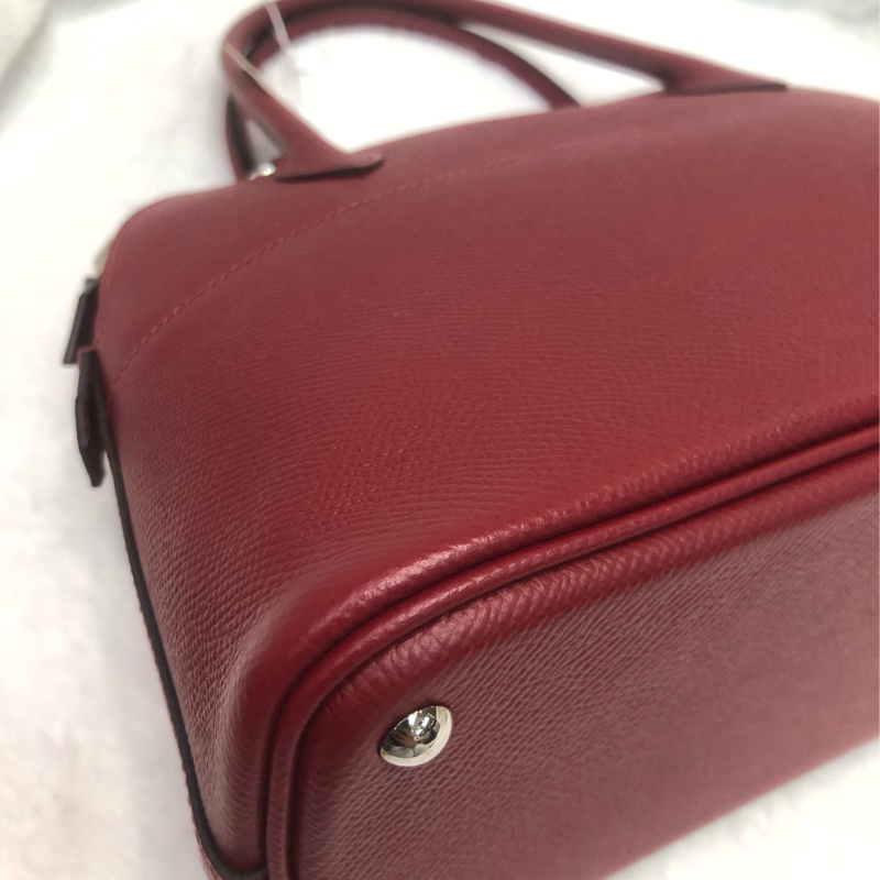 Hermes Bolide 27 紅色銀扣 X Stamp XC372-12