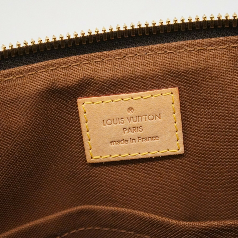 路易威登 Monogram Palermo PM 手提包 M40145 棕色 女士兩用包-4