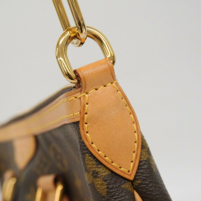 路易威登 Monogram Palermo PM 手提包 M40145 棕色 女士兩用包-7