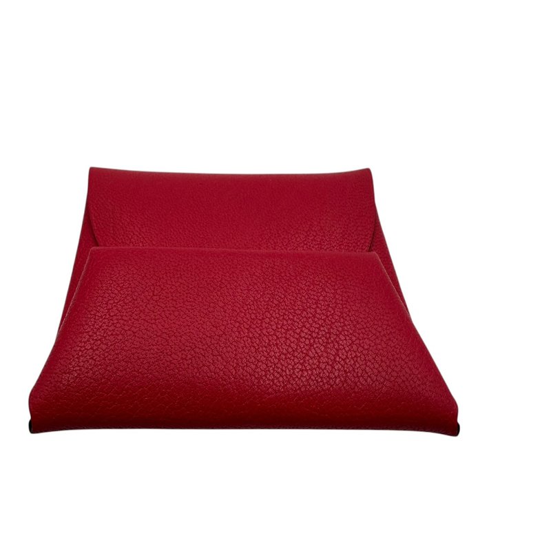 【美收精品】HERMES 紅色零錢包 C-347【隔月月中將轉賣至日本 上架期限30天-2