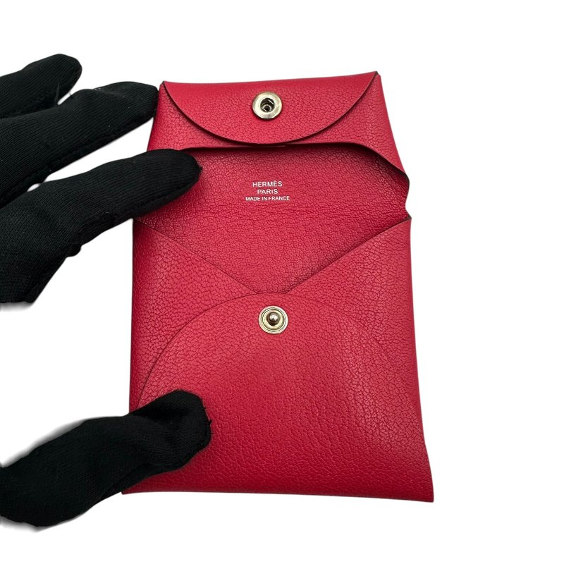 【美收精品】HERMES 紅色零錢包 C-347【隔月月中將轉賣至日本 上架期限30天-4