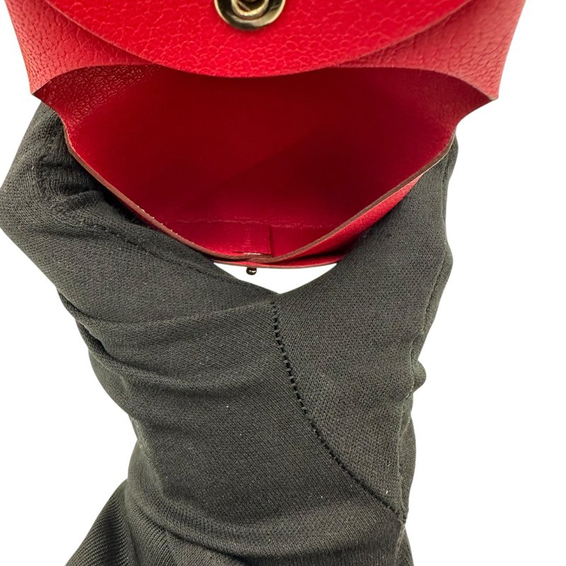 【美收精品】HERMES 紅色零錢包 C-347【隔月月中將轉賣至日本 上架期限30天-5