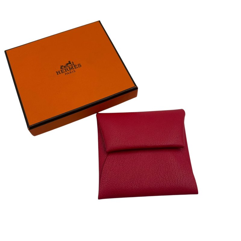 【美收精品】HERMES 紅色零錢包 C-347【隔月月中將轉賣至日本 上架期限30天-6