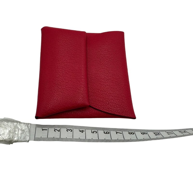 【美收精品】HERMES 紅色零錢包 C-347【隔月月中將轉賣至日本 上架期限30天-8