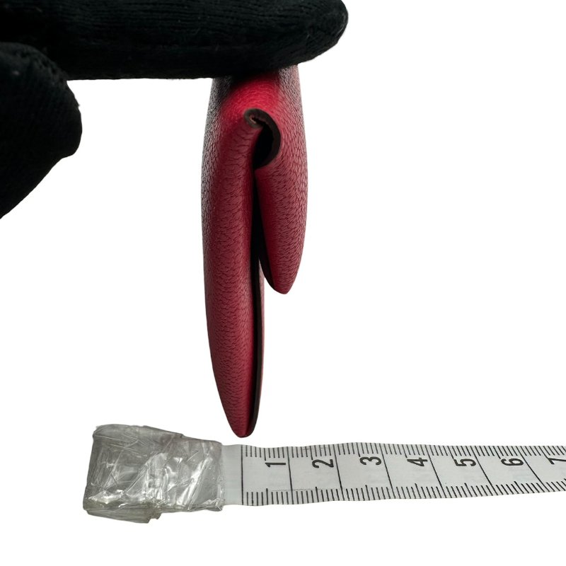 【美收精品】HERMES 紅色零錢包 C-347【隔月月中將轉賣至日本 上架期限30天-9