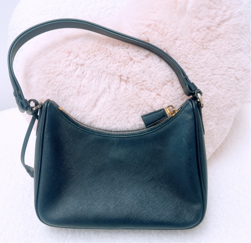 Prada 黑色兩用腋下/斜挎包-7