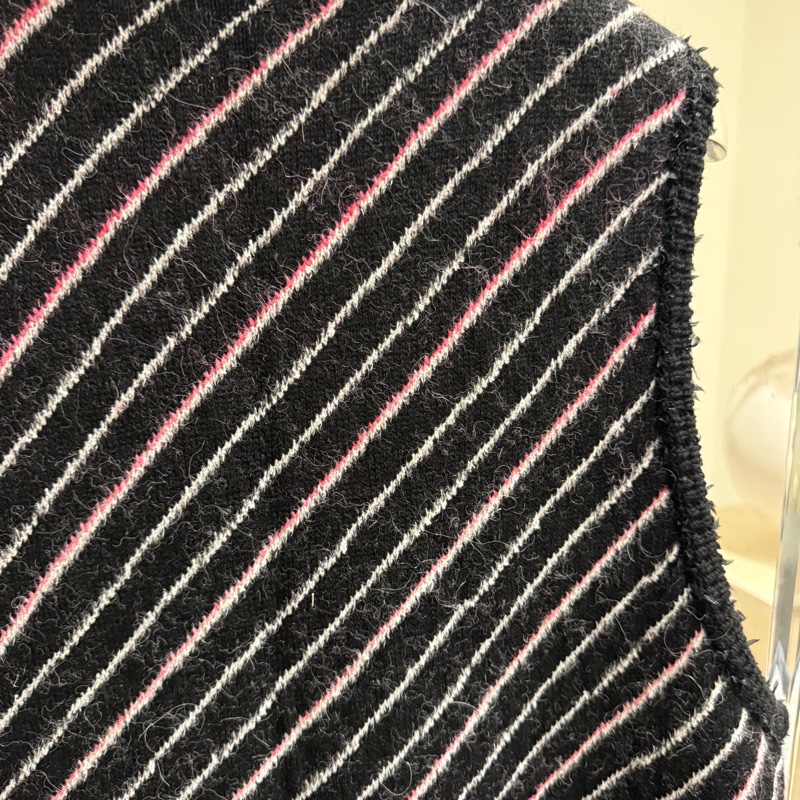 Chanel✨2024斜紋條紋羊絨長版背心洋裝#40 張鈞甯同款-10
